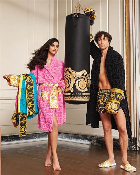 colorful versace robe|versace robe neiman marcus.